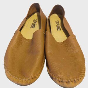 EU Size 40 Women's 9 Men's 7.5 Diesel Leather Driving Slip On Moccasins Loafers